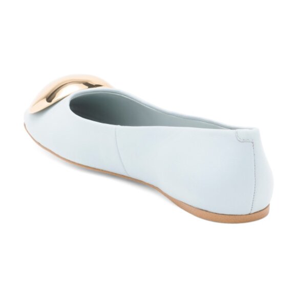 NEW FRANCO SARTO Leather Amaya Flats in blue for women 1225 3m7 - Picture 10 of 11